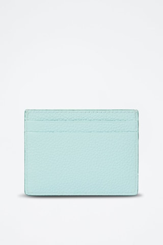 Porte-cartes en cuir Ninon - Menthe