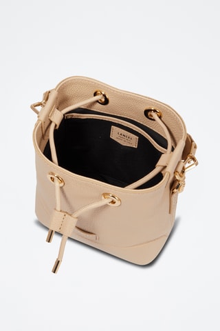 Leren Buideltas Ninon Mini - Zwart