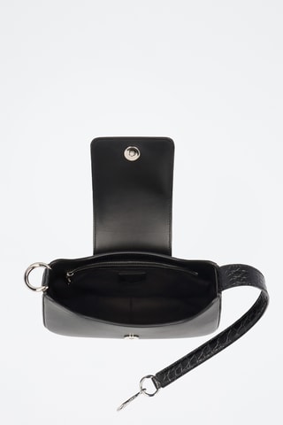 Leren Handtas Sixtine - Zwart