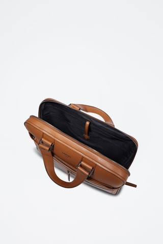 Leren Aktetas Max - Camel