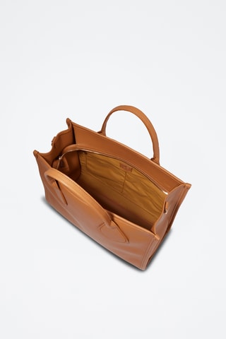 Leren Handtas Jour M - Camel