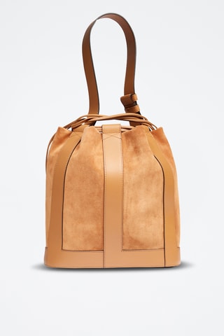Suèdeleren Buideltas Elles M - Camel
