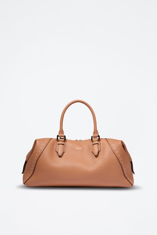 Leren Bowlingtas Charlie - Camel