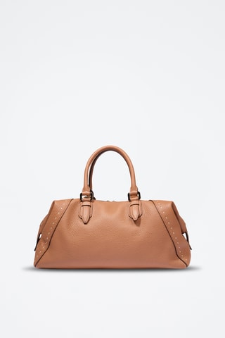 Leren Bowlingtas Charlie - Camel