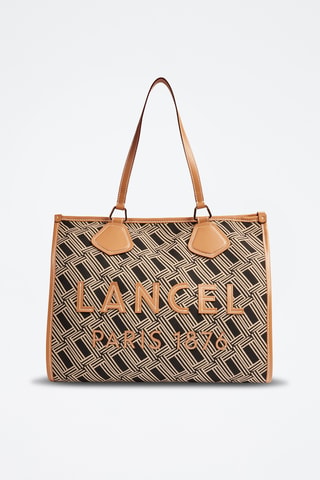 Leren Shopper Lancel Tote L - Beige