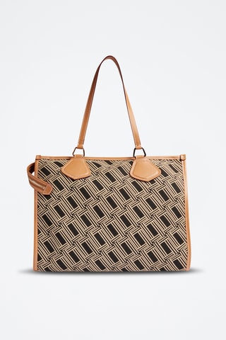 Leren Shopper Lancel Tote L - Beige