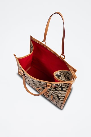Leren Shopper Lancel Tote L - Beige