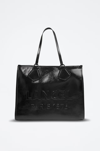 Leren Shopper Lancel Tote L - Zwart