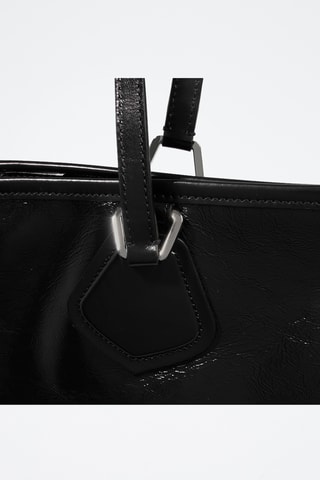 Leren Shopper Lancel Tote L - Zwart