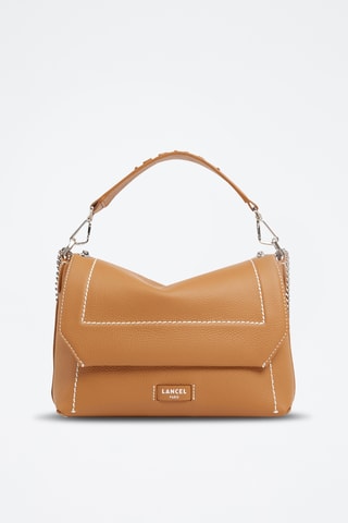 Leren Handtas Ninon M - Camel