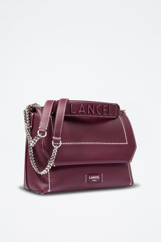 Leren Handtas Ninon M - Bordeauxrood
