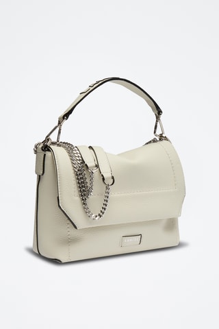 Leren Handtas Ninon M - Beige