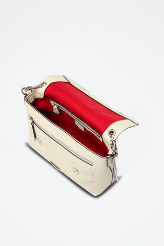 Leren Handtas Ninon M - Beige