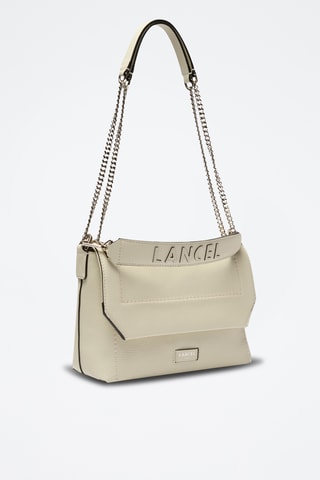 Leren Handtas Ninon M - Beige