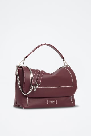 Leren Handtas Ninon L - Bordeauxrood