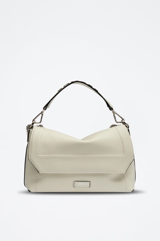 Leren Handtas Ninon L - Beige