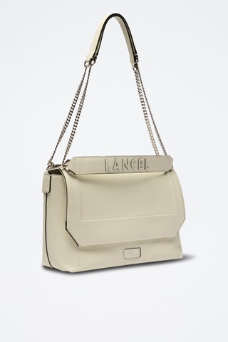 Leren Handtas Ninon L - Beige