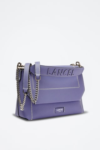 Leren Handtas Ninon L - Indigoblauw