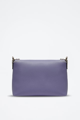 Leren Handtas Ninon L - Indigoblauw