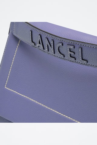 Leren Handtas Ninon L - Indigoblauw