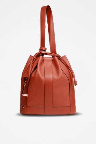 Leren Buideltas Elles M - Bruin