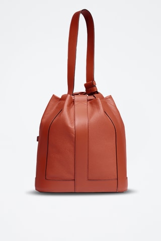 Leren Buideltas Elles M - Bruin