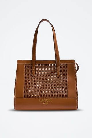 Leren Shopper Jour L - Camel