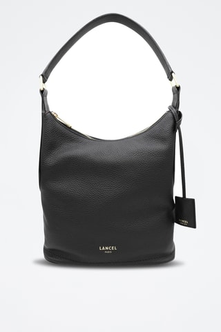 Leren Trendy Handtas Alphonse M - Zwart