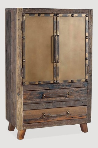 Buffet 2 portes en bois - Naturel