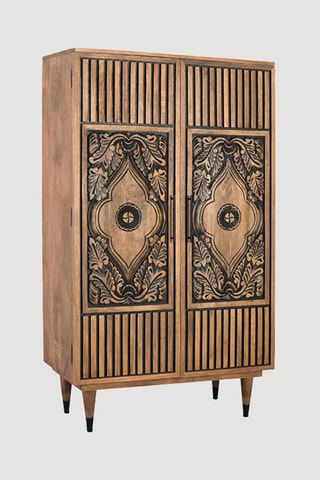 Buffet 2 portes en manguier - 150 x 90 x 43 cm