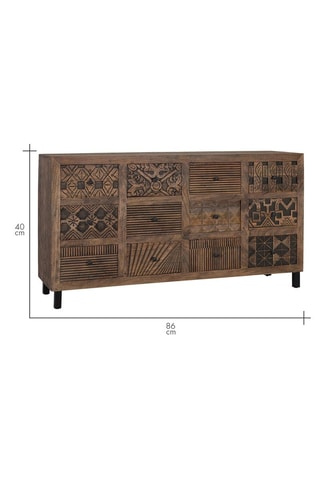 Buffet en manguier massif - 160 x 86 x 40 cm