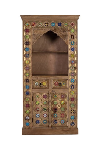Bibliothèque en manguier - 90 x 180 x 40 cm