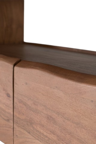 Buffet 4 portes en acacia - 130 x 147 x 45 cm