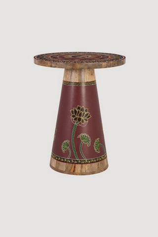 Table basse en manguier - 46 x 56 x 46 cm