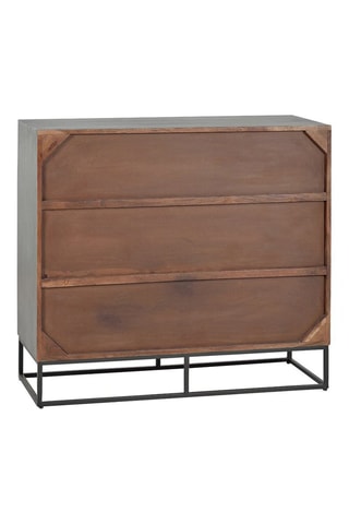 Commode 3 tiroirs en manguier - 100 x 40 x 90 cm