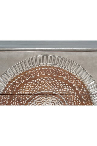 Commode 3 tiroirs en manguier - 100 x 40 x 90 cm