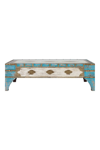 Table basse en manguier - 150 x 46 x 90 cm