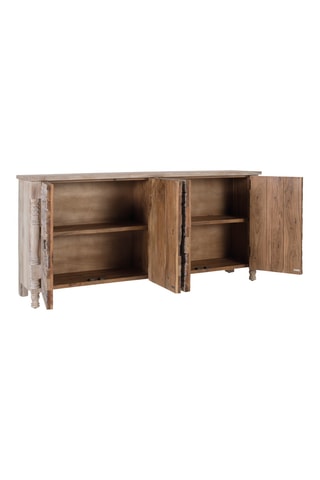 Buffet 4 portes en chêne - 180 x 86 x 40 cm