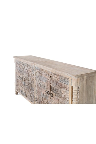 Buffet 4 portes en chêne - 180 x 86 x 40 cm
