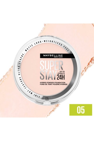 Vegan Foundation Poeder Waterproof Hybride 24 h Superstay - N°05 - 9 g