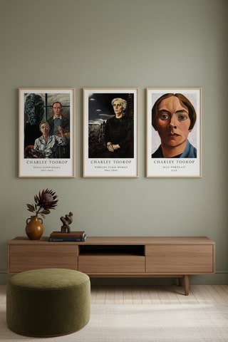 Triptyque Charley Toorop - 20 x 30 cm