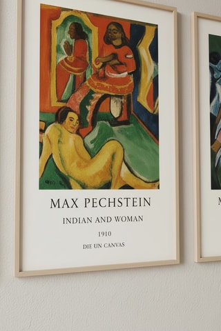 Triptyque Max Pechstein - 50 x 70 cm