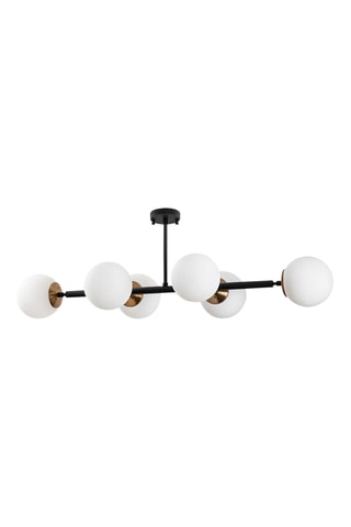 Lámpara de techo - Negro - 6 x 40 W