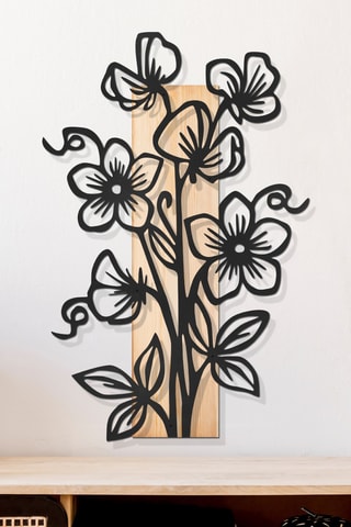 Décoration murale - 42,5 x 4 x 65 cm