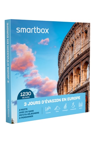 Coffret 2 nuits avec petits-déjeuners pour 2 personnes - Smartbox