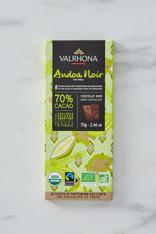 4 x Tablette noir Andoa 70% - 70 g