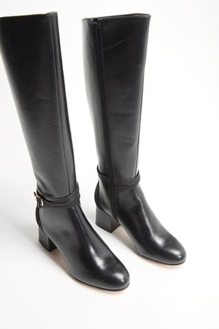 Botas de piel - Negro