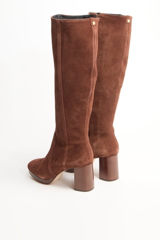 Botas de piel - Marrón