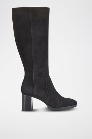 Botas de piel - Negro
