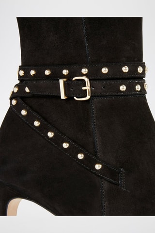 Botas de piel - Negro